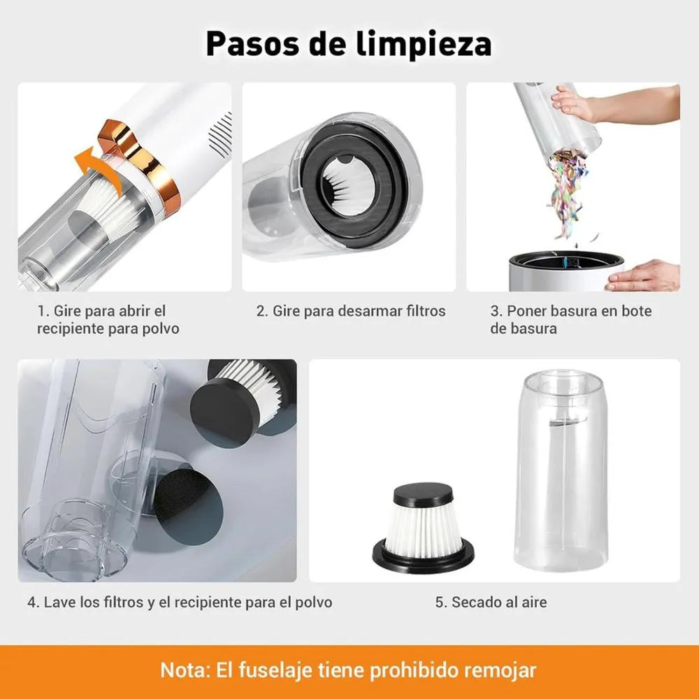 Aspiradora Inalámbrica Portátil 120W