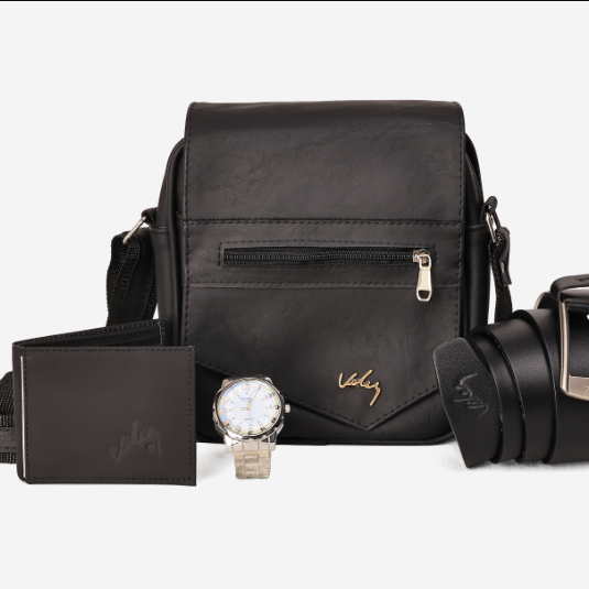 Combo Vélez:  Bolso  Carriel, Reloj, Correa, Billetera