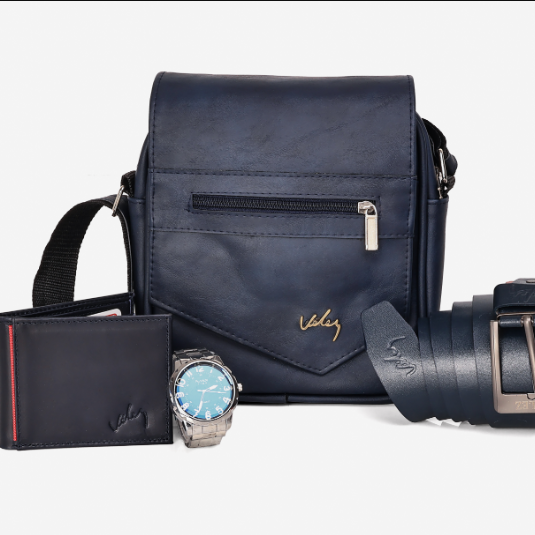 Combo Vélez:  Bolso  Carriel, Reloj, Correa, Billetera